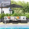 SONGMICS Sonnenschirm Ø 300 cm UPF 50+ mit Ständer Produktbild-Vorschau 3