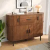 Merax 2-stufiger Sideboard mit Schiebetüren und Schublade, Produktbild-Vorschau 6
