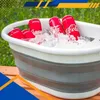 Kontai skládací silikonová mísa 25 l bílo-šedá Náhled obrázku produktu 6