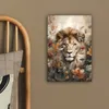 Wanddeko 20x30 cm - Tiere - Löwe - WildPflanzen - Natur - Produktbild-Vorschau 5