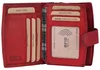 Benthill Portfel damski skórzany vintage z RFID czerwony Podgląd zdjęcia produktu 3