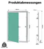 Wiltec revízny poklop 40 x 60 cm Revízne dvierka s Náhľad obrázku produktu 9