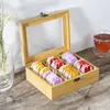 HI Teebox/Box - 6 Facher - Bambusholz - 21 x 17 x 8 cm Produktbild-Vorschau 6