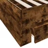 The Living Store Bettgestell mit Schubladen Räuchereiche Produktbild-Vorschau 9