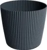 Prosperplast vaso da fiori MILLY ROUND antracite 19,6 cm Anteprima dell’immagine prodotto 3