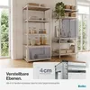 Steckregal Werkstattregal 2000x900x600 mm, 5 Ebenen, Farbe Produktbild-Vorschau 2
