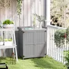 Outsunny Armoire de jardin en bois abri de jardin avec 2 Voir les images du produit 2