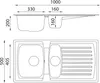 Küchenspüle Einbauspüle Spüle Granit Mineralite 100 x 50 Produktbild-Vorschau 12