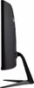 Side view of a black computer monitor on a white background. Produktbild-Vorschau