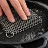 Krúžkový čistič z nehrdzavejúcej ocele na liatinové Náhľad obrázku produktu 2