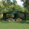 Parete per tenda da festa 2 pcs 400 x 195 cm Verde PE e Anteprima dell’immagine prodotto 2