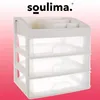 Soulima 19357 Kosmetik-Organizer, cremefarben Produktbild-Vorschau 12
