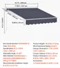 Tenda da sole a braccio articolato SucceBuy 2,5x2 m, tenda Anteprima dell’immagine prodotto 7