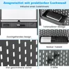 COSTWAY Dwustronna tablica mobilna, 120 x 90 cm, tablica Podgląd zdjęcia produktu 6