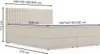 GrainGold Boxspringbett Marbella 180x200 cm - Postel Náhled obrázku produktu 6