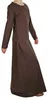 Klassisches Mittelalter Kleid oder Unterkleid braun Produktbild-Vorschau 7