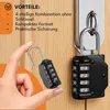KRUMAD Cijferslot, 4-cijferig, hangslot met code, metalen Productafbeelding-voorbeeld 5