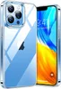 A clear protective case for an Apple iPhone 13 Pro Max is shown, with the phone's screen displaying the time and date. Náhľad obrázku produktu