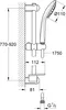 Grohe Euphoria Brausestangenset 900mm "N", chrom, 1 Stk. Produktbild-Vorschau 3