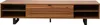 A wooden TV stand with black legs against a white background. Anteprima dell’immagine prodotto