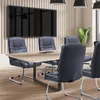 Set di 2 sedie Attila con struttura in metallo grigio Anteprima dell’immagine prodotto 3