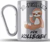 Trendation - Anti Stress Edelstahl Tasse Karabiner für Produktbild-Vorschau 1