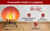 Feuerstelle Feuerschale Gartenfeuer APACHO Schale Rostoptik Produktbild-Vorschau 5