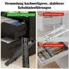 Nachttisch mit LED-Beleuchtung 72.5cm hoch mit 2 Schubladen Produktbild-Vorschau 6
