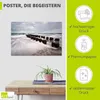 ARTland Poster Buhnen an Ostsee an stürmischen Tag Größe: Produktbild-Vorschau 2