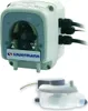 A product shot of a Sauermann condensate pump and a separate component, likely a float switch, against a white background. Produktbild-Vorschau