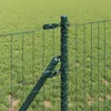 Zaun mit Pfosten Grün 0,4 x 25 m Stahl und PVC Produktbild-Vorschau 4