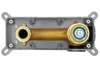 A top-down view of a plumbing fixture component inside a gray housing. Anteprima dell’immagine prodotto