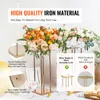 SucceBuy 4-częściowy stojak na kwiaty ze złotymi metalowymi Podgląd zdjęcia produktu 3