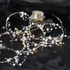 LED Lichterkette weiße Perlen - 20 warmweiße LED - silberner Draht - 1,9m - Batterie - Timer Produktbild-Vorschau