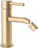 Rubinetto da Bidet Rea Lungo Gold Brush Anteprima dell’immagine prodotto 1