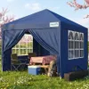 Quictent Pavillon 3x3 : pavillon pliable avec 4 parois Voir les images du produit 1