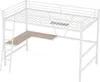 Hochbett, 90x200cm Bettgestell Metallbett, Eisenbett, Produktbild-Vorschau 11