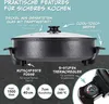 GOURMETmaxx Pizza-Pfanne elektrisch 1500W schwarz mit Produktbild-Vorschau 3