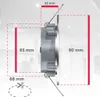 Einbaustrahler 68mm 6er Set - 230V, 4,9W, 480lm, LED, IP44, Produktbild-Vorschau 7