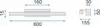 tooLight Wandlampe Gold 60cm APP834-1W Produktbild-Vorschau 7