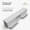 Blumfeldt TV Board Blanc, Meuble de salon pour TV, Meuble Voir les images du produit 5