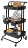Carrello Relaxdays, 3 ripiani, carrello multiuso, per Anteprima dell’immagine prodotto 1