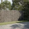 vidaXL Gabion z pokrywą 300x50x150 cm Ocynkowane żelazo Podgląd zdjęcia produktu 2