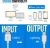 Ladekabel für iPhone Lightning 1M/2M – USB-A oder USB-C bis Produktbild-Vorschau 4