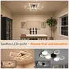 Lampa sufitowa LED ZMH do salonu, z regulacją jasności, 43 Podgląd zdjęcia produktu 5
