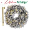MeisterHome ® Künstlicher Weihnachtskranz Adventskranz für Produktbild-Vorschau 1