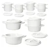 12er Set CREME Mini-Cocotte 100ml Creme-Weiß Back-Form Produktbild-Vorschau 2