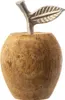 Noor Living Deko Holz Apfel aus Mangoholz & Aluminium Produktbild-Vorschau 1