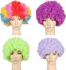 Lustige bunte Afro-Perücken, perfekt für Produktbild-Vorschau 1