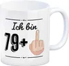 Witziger Kaffeebecher für den 80. Geburtstag mit Motiv: Produktbild-Vorschau 1